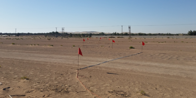 Matted Geophone Array