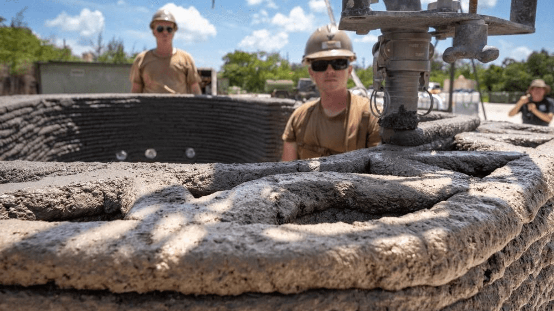 3D Concrete Printing Operational Demonstration