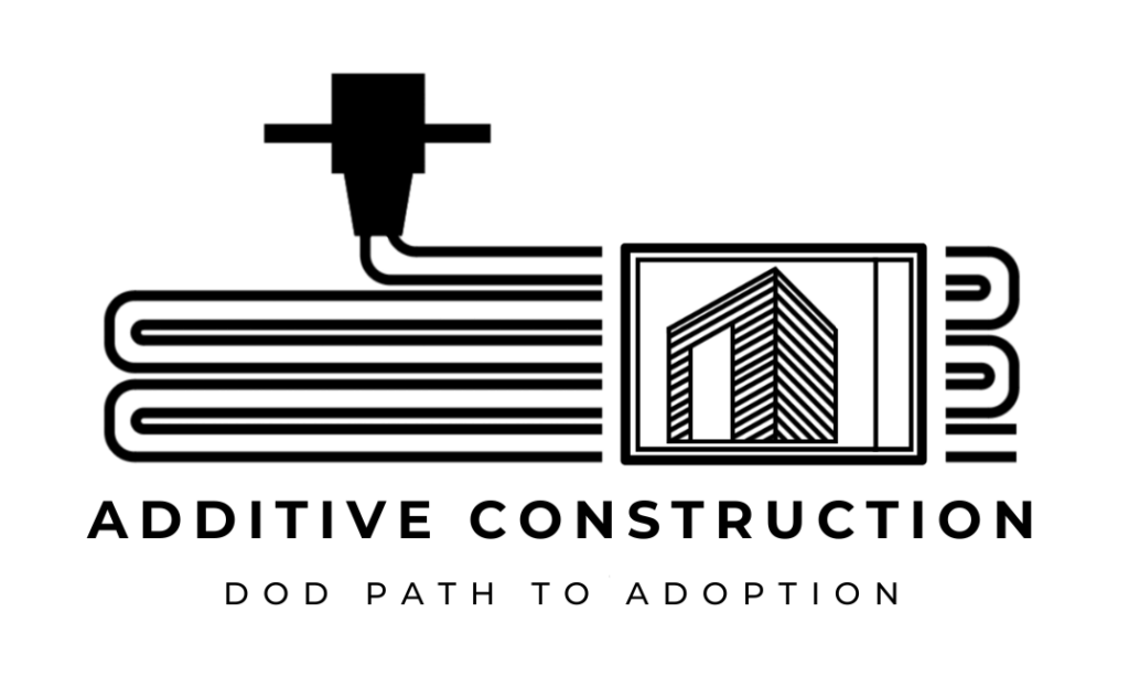 Additive Construction DOD Path to Adoption logo