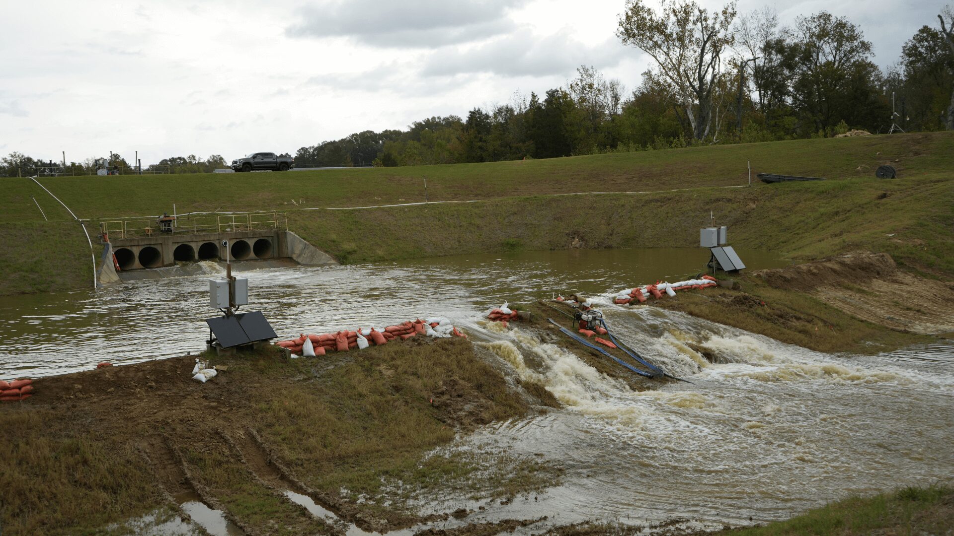 Overtopping Breach Mitigation